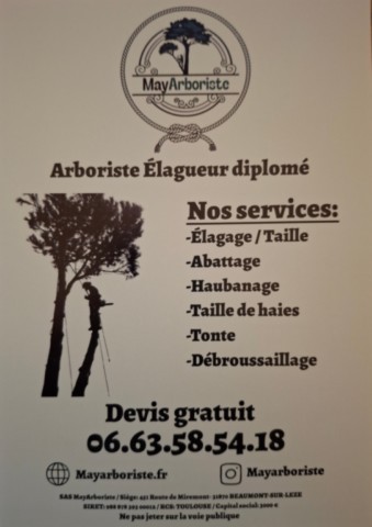 Flyer MayArboriste Flyer de MayArboriste.fr